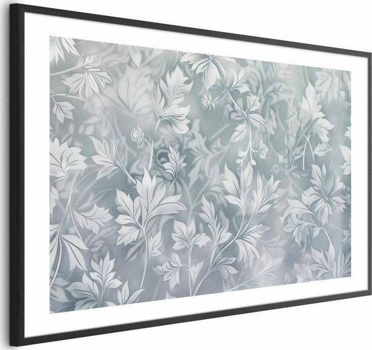 Poster Magia di fiori su sfondo turchese in Poster e stampe Collezione Casa - Trebisacce, commercioVirtuoso.it