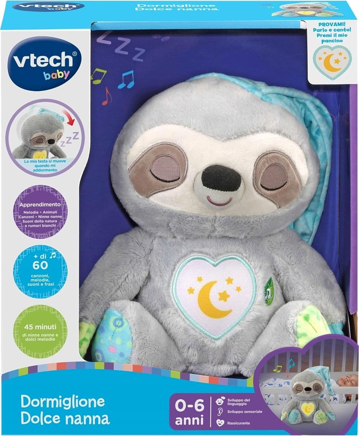 Peluche Dormiglione Dolce Nanna