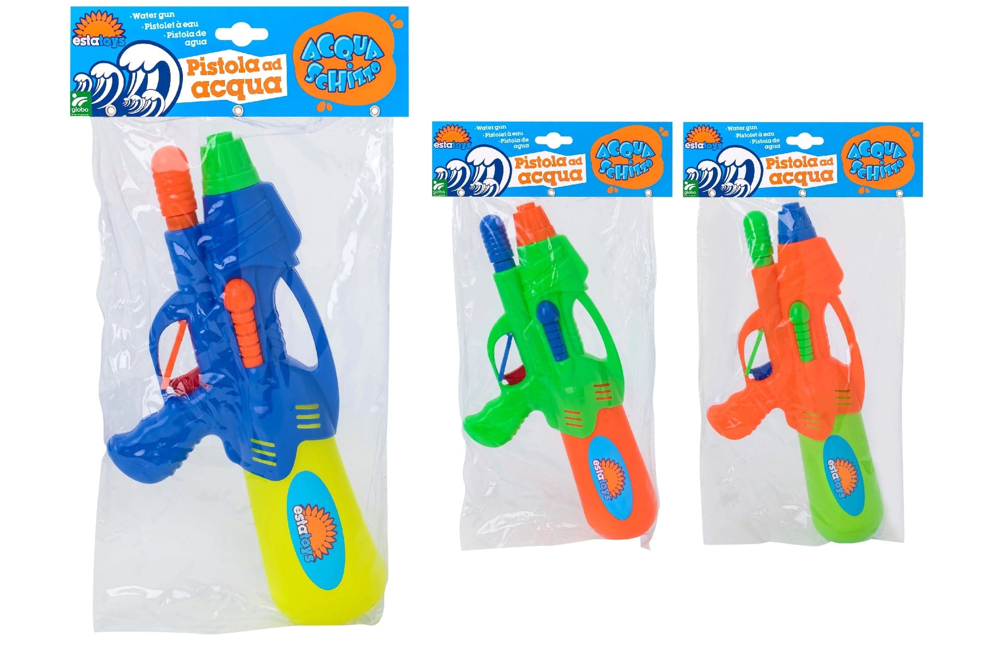 Pistola Acqua a pompa,29cm, 3 Colori in Pistole d'acqua Save The Money - Rimini, commercioVirtuoso.it