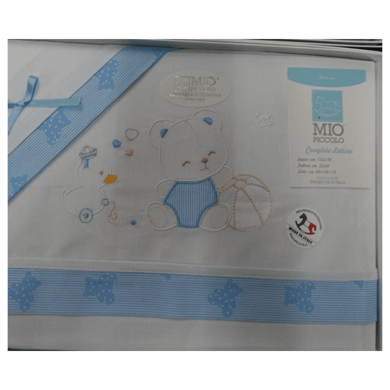 Lenzuola lettino neonato in cotone Mio piccolo Teneri amici in Set di lenzuola e federe Collezione Casa - Trebisacce, commercioVirtuoso.it