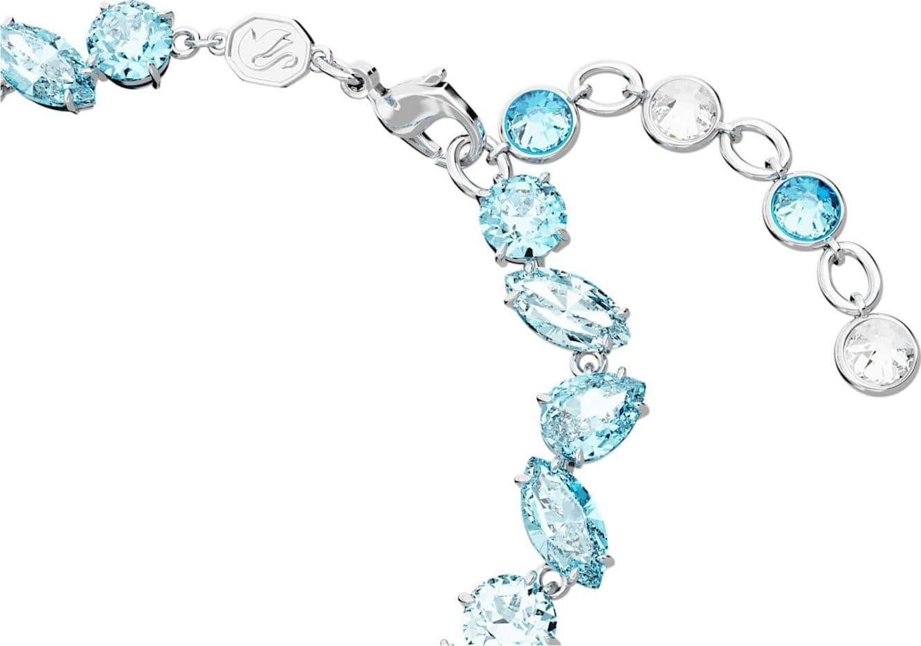 Swarovski - Bracciale Gema Taglio misto, Blu, Placcato rodio in Bracciali Alba Gioielli - Casoria, commercioVirtuoso.it