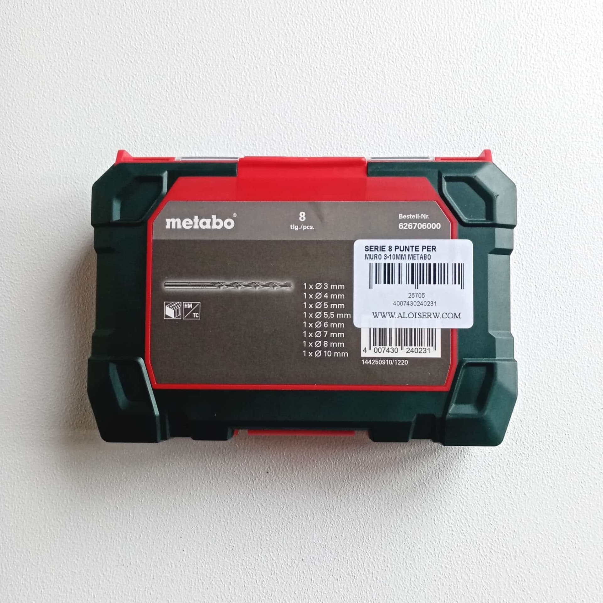 Metabo set 8 punte per muro a 2 taglienti attacco normale in Set punte per trapani Aloiserw.com - Altomonte, commercioVirtuoso.it