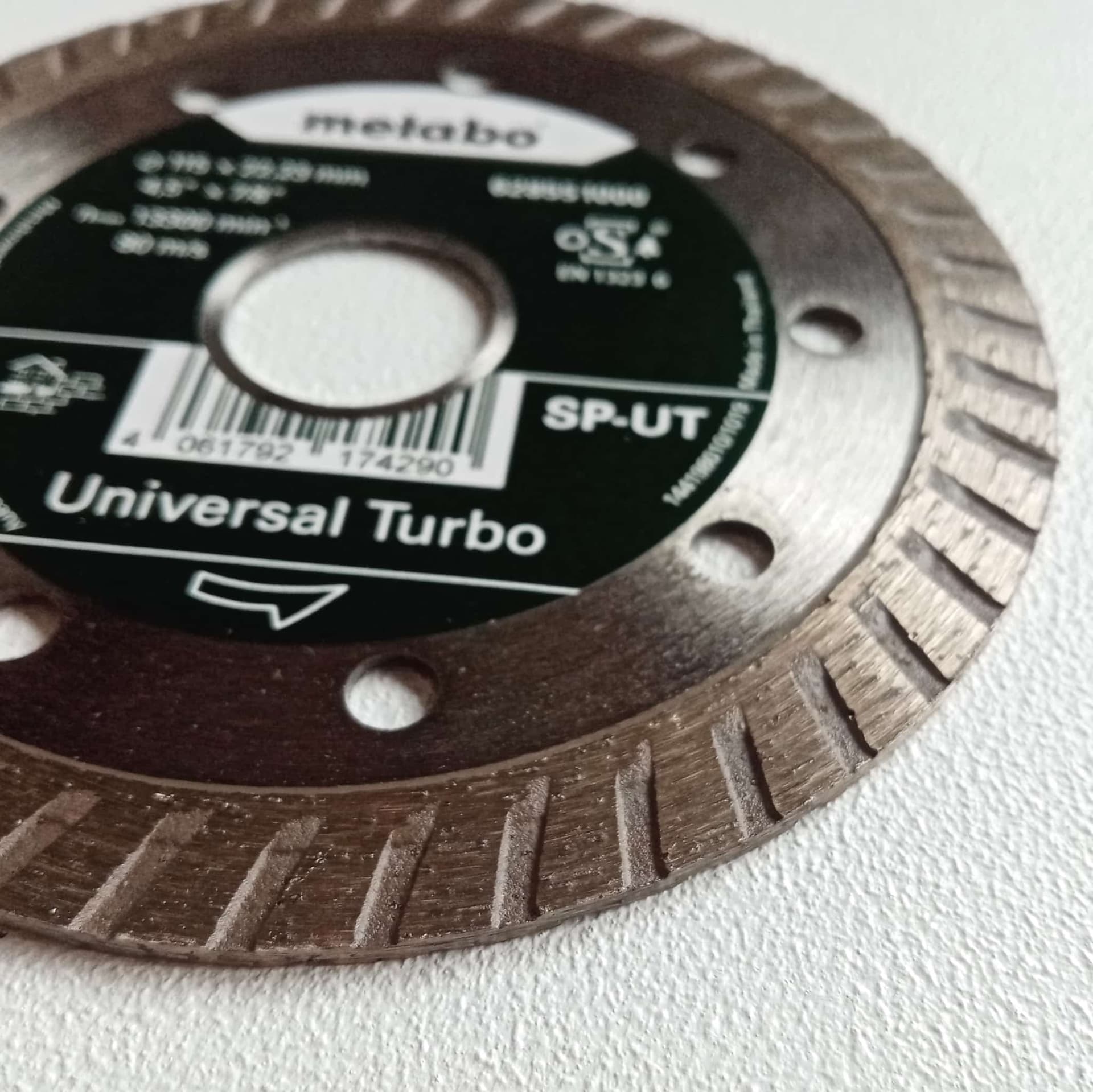Metabo 115x22,23mm SP-UT Universal Turbo disco diamantato per edilizia in Dischi diamantati Aloiserw.com - Altomonte, commercioVirtuoso.it