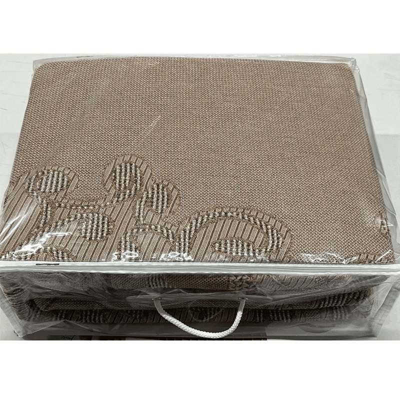 Copriletto matrimoniale Botticelli Home Arabesco in cotone jacquard in Plaid Collezione Casa - Trebisacce, commercioVirtuoso.it
