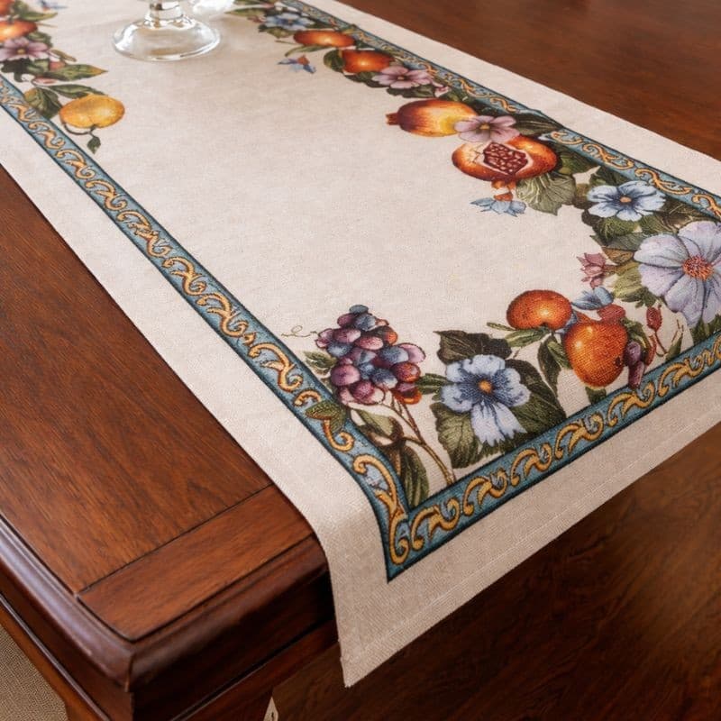 Runner da tavola Ribera Botticelli Home in Runner Collezione Casa - Trebisacce, commercioVirtuoso.it