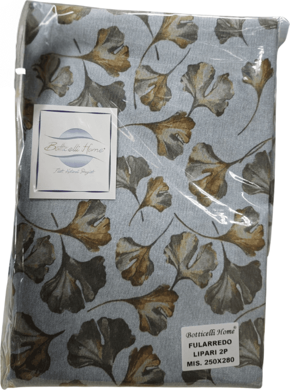 Granfoulard copridivano Botticelli Home Lipari Ginkgo in Fodere copridivano Collezione Casa - Trebisacce, commercioVirtuoso.it