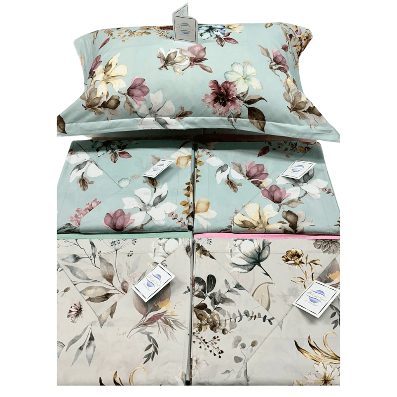 Lenzuola matrimoniali Esmeralda Botticelli Home in cotone in Set di lenzuola e federe Collezione Casa - Trebisacce, commercioVirtuoso.it