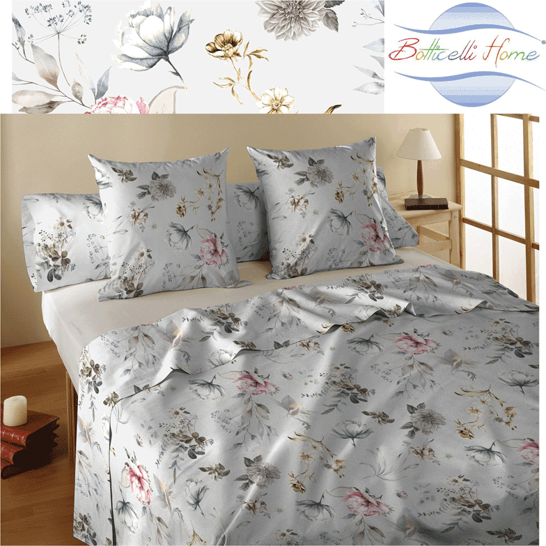 Lenzuola matrimoniali Esmeralda Botticelli Home in cotone in Set di lenzuola e federe Collezione Casa - Trebisacce, commercioVirtuoso.it
