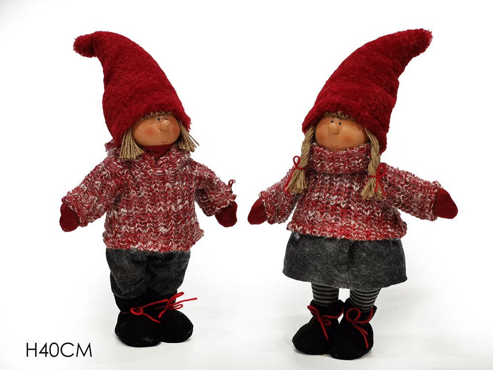 Bimbo seduto 40cm con cappello