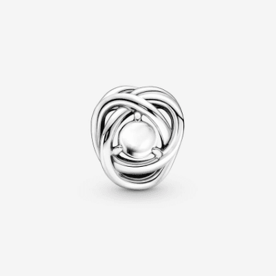 Pandora - Charm Cerchio Eterno Bianco Madreperla Artificiale Giugno in Bead Charm Alba Gioielli - Casoria, commercioVirtuoso.it