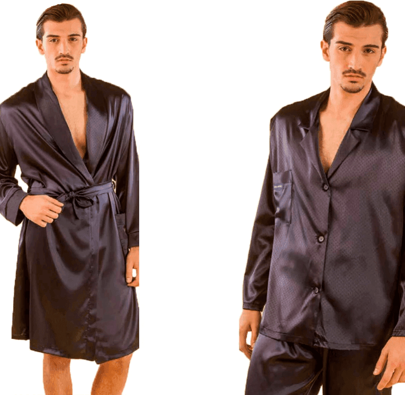 Vestaglia uomo e pigiama uomo elegante Paride Botticelli Home in Accappatoi Collezione Casa - Trebisacce, commercioVirtuoso.it
