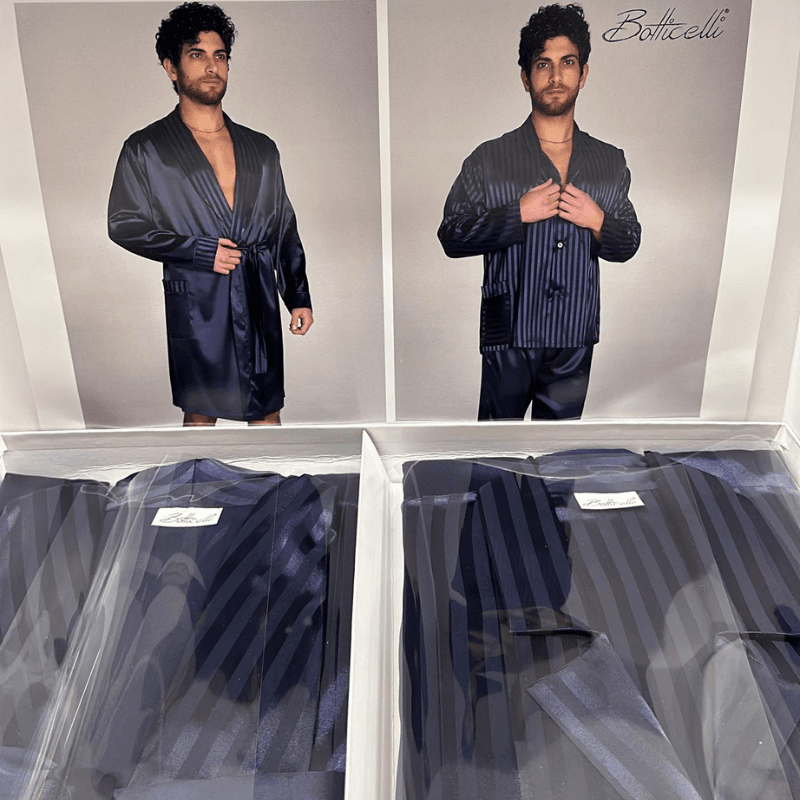 Vestaglia uomo e pigiama uomo elegante Pietro Botticelli Home in Accappatoi Collezione Casa - Trebisacce, commercioVirtuoso.it