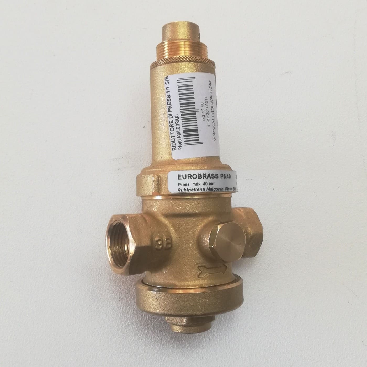 Malgorani 1" PN 40 riduttore di pressione per acqua e aria - senza bocchettoni in Accessori per compressori Aloiserw.com - Altomonte, commercioVirtuoso.it