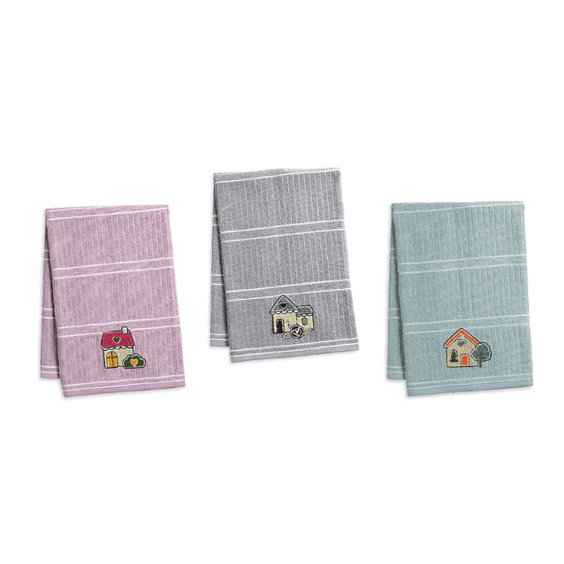 Strofinacci cucina Vingi Ricami Home 3 pezzi