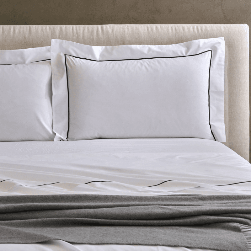 Lenzuola Matrimoniali Biancoperla Bacchetta in Percalle di Cotone in Lenzuola Collezione Casa - Trebisacce, commercioVirtuoso.it