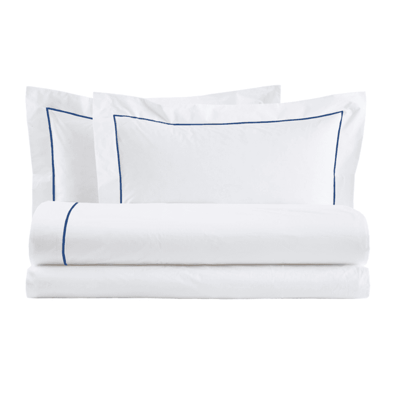 Lenzuola Matrimoniali Biancoperla Bacchetta in Percalle di Cotone in Lenzuola Collezione Casa - Trebisacce, commercioVirtuoso.it