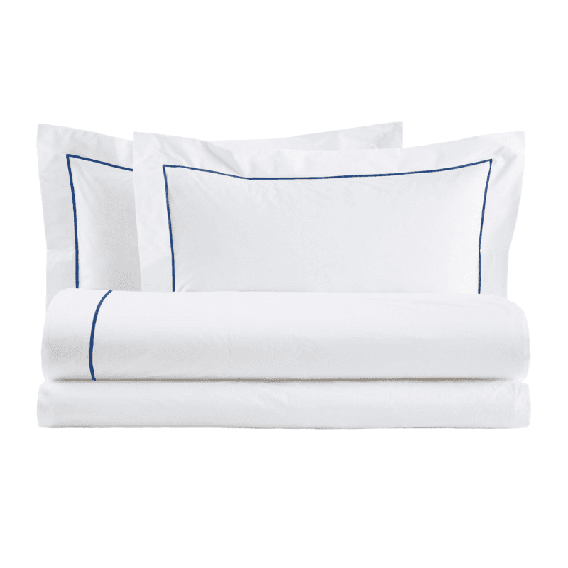 Lenzuola Matrimoniali Biancoperla Bacchetta in Percalle di Cotone in Lenzuola Collezione Casa - Trebisacce, commercioVirtuoso.it