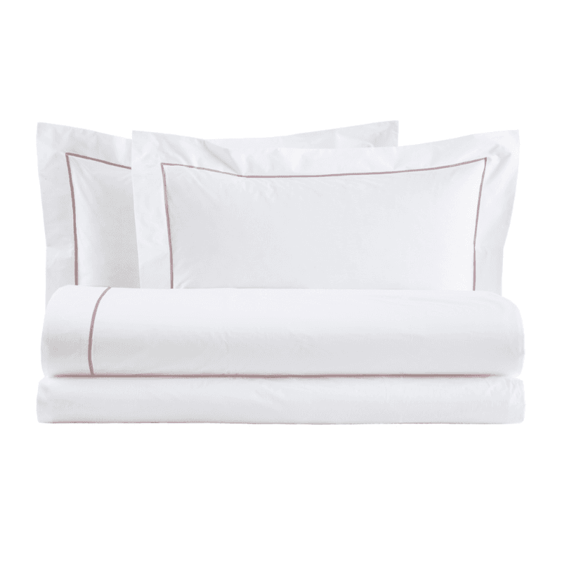 Lenzuola Matrimoniali Biancoperla Bacchetta in Percalle di Cotone in Lenzuola Collezione Casa - Trebisacce, commercioVirtuoso.it