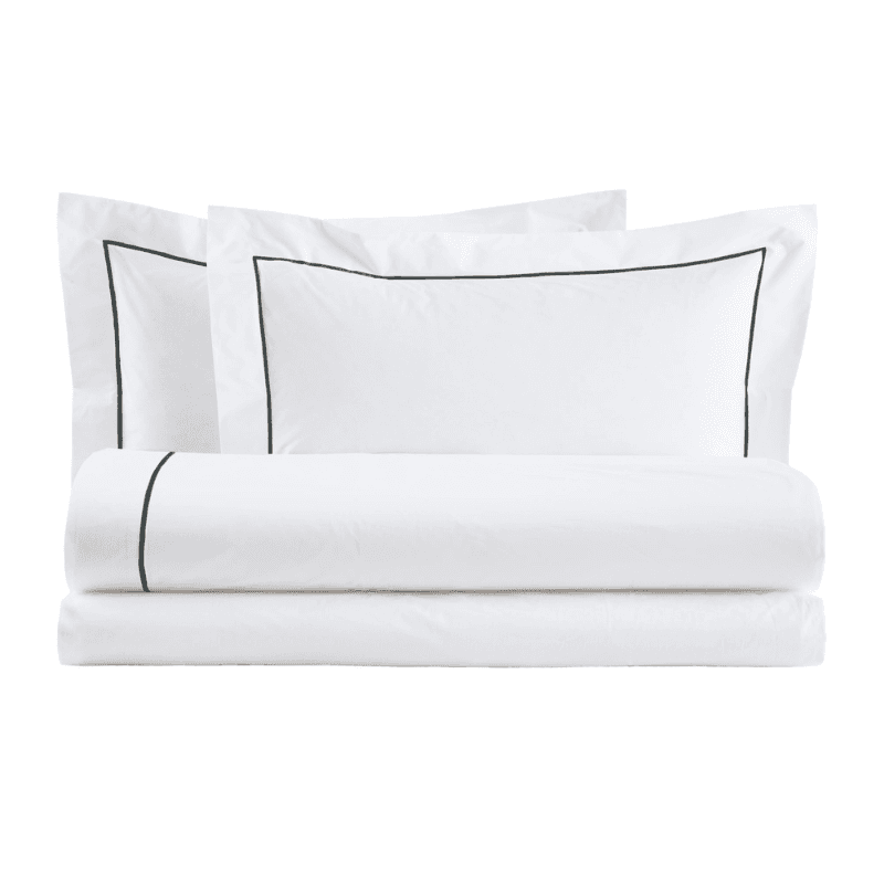 Lenzuola Matrimoniali Biancoperla Bacchetta in Percalle di Cotone in Lenzuola Collezione Casa - Trebisacce, commercioVirtuoso.it