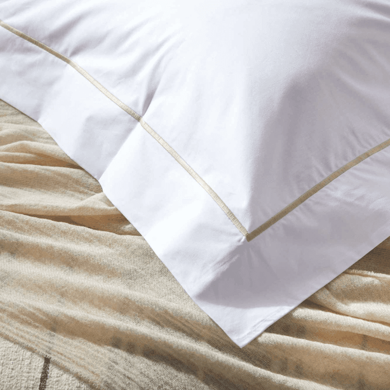 Lenzuola Matrimoniali Biancoperla Bacchetta in Percalle di Cotone in Lenzuola Collezione Casa - Trebisacce, commercioVirtuoso.it