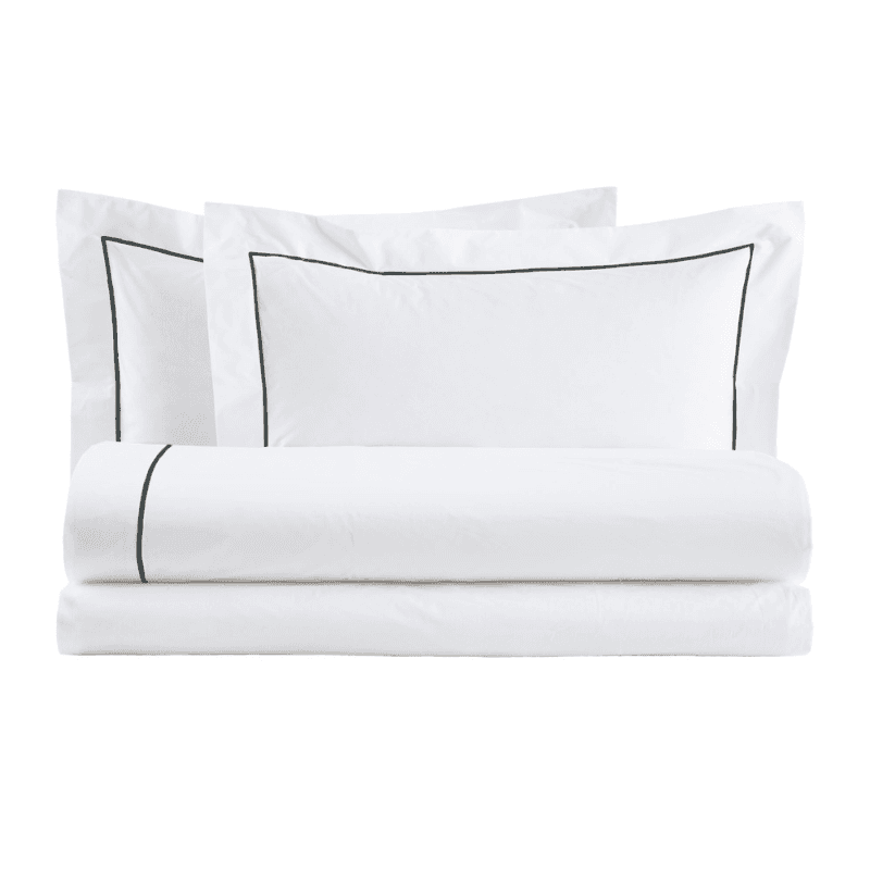 Lenzuola Matrimoniali Biancoperla Bacchetta in Percalle di Cotone in Lenzuola Collezione Casa - Trebisacce, commercioVirtuoso.it