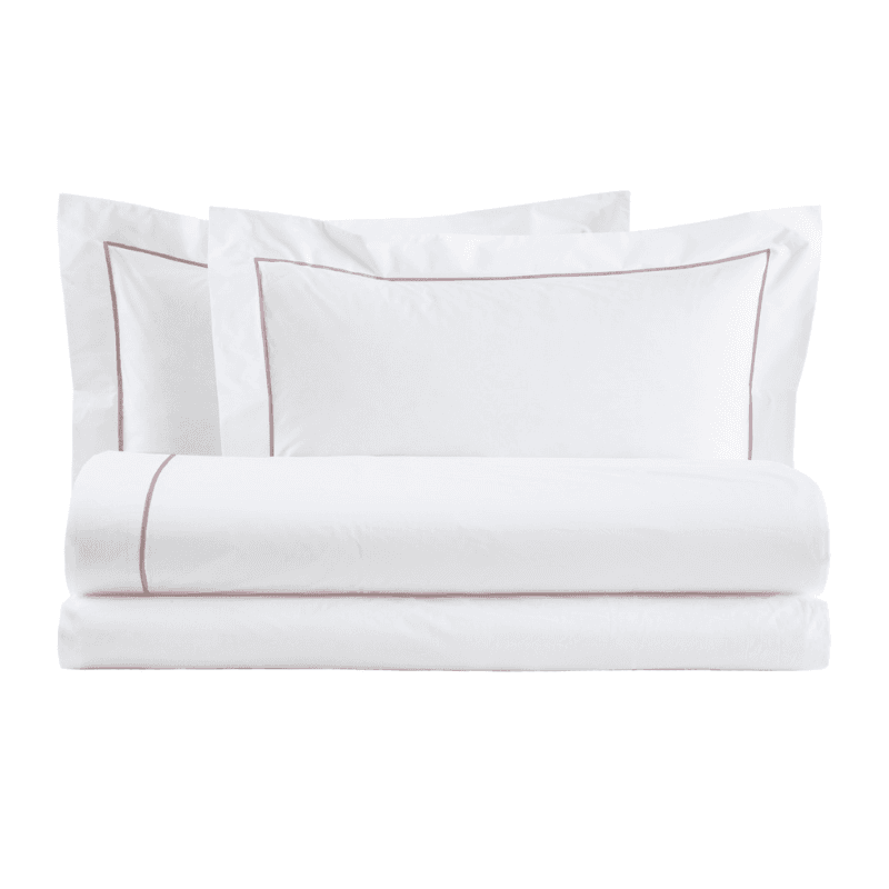 Lenzuola Matrimoniali Biancoperla Bacchetta in Percalle di Cotone in Lenzuola Collezione Casa - Trebisacce, commercioVirtuoso.it