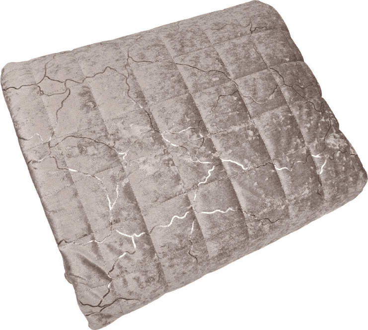Trapuntino matrimoniale e cuscino arredo Marble in velluto in Trapunte Collezione Casa - Trebisacce, commercioVirtuoso.it