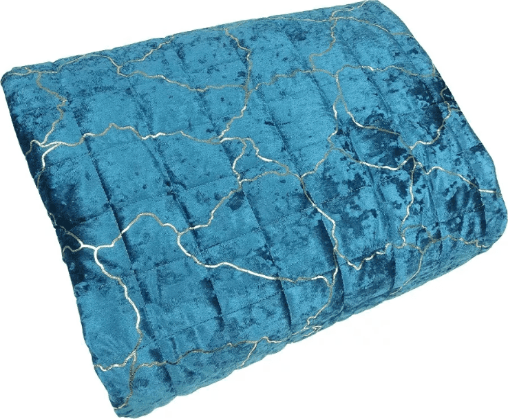 Trapuntino matrimoniale e cuscino arredo Marble in velluto in Trapunte Collezione Casa - Trebisacce, commercioVirtuoso.it