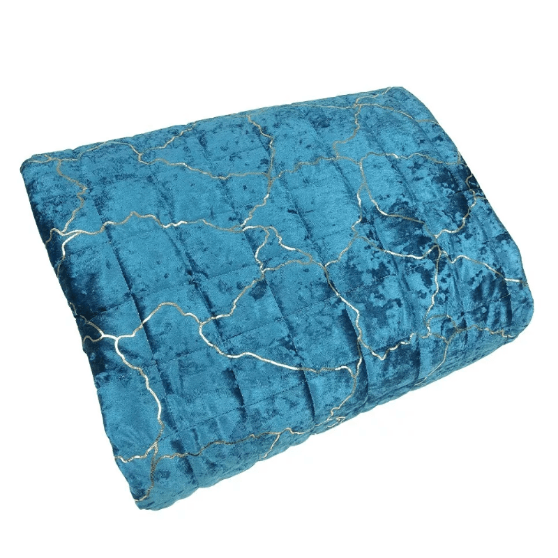 Trapuntino matrimoniale e cuscino arredo Marble in velluto in Trapunte Collezione Casa - Trebisacce, commercioVirtuoso.it