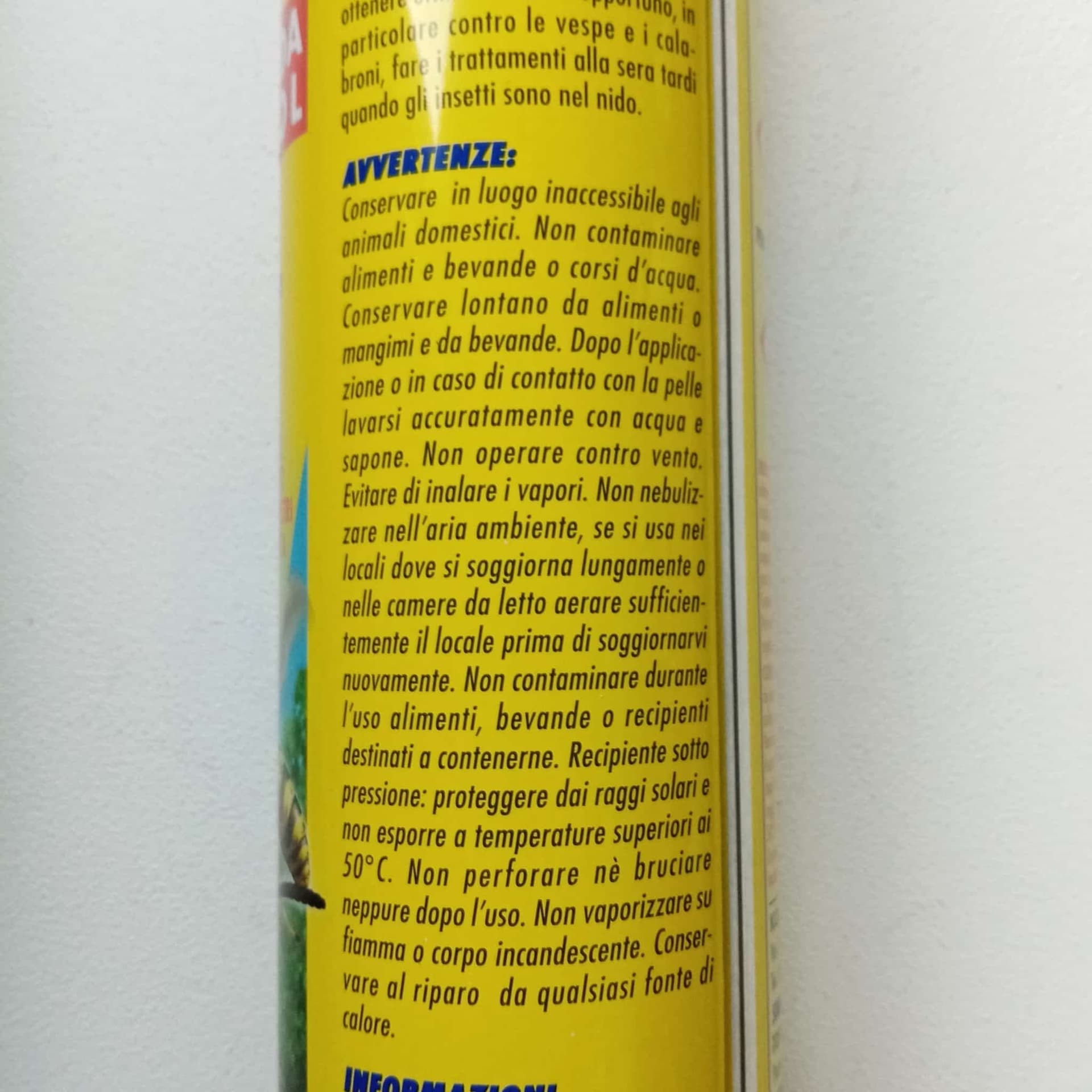 Saratoga 750ml anti vespe calabroni insetticida spray getto fino a 4mt in Api vespe e calabroni Aloiserw.com - Altomonte, commercioVirtuoso.it