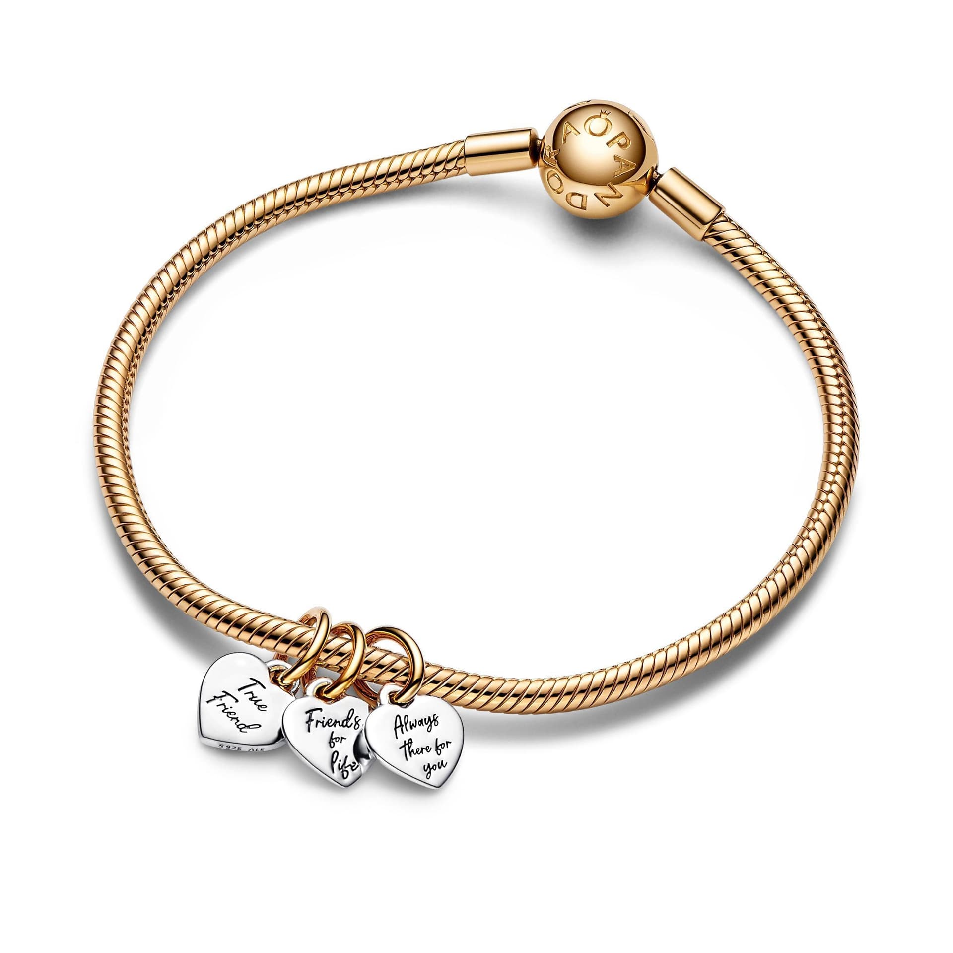 Pandora - Charm Pendente "Amici per sempre" Divisibile in Bead Charm Alba Gioielli - Casoria, commercioVirtuoso.it