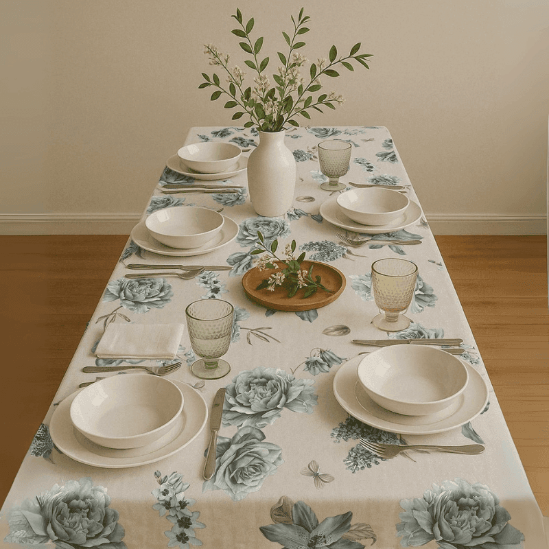 Tovaglia da tavolo con tovaglioli Botticelli Home Bloom in Tovaglie Collezione Casa - Trebisacce, commercioVirtuoso.it