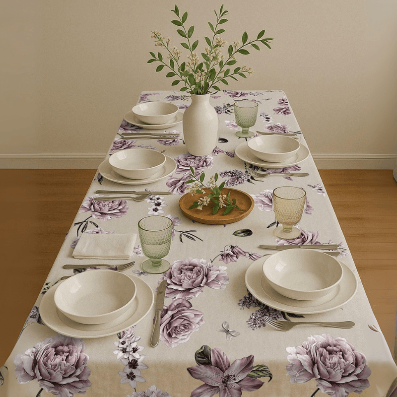 Tovaglia da tavolo con tovaglioli Botticelli Home Bloom in Tovaglie Collezione Casa - Trebisacce, commercioVirtuoso.it