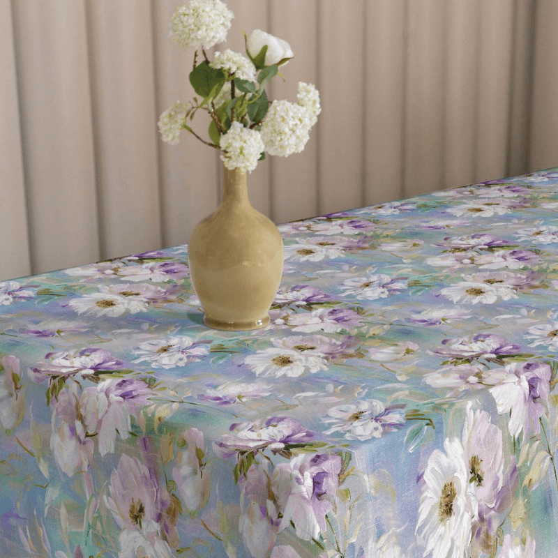 Tovaglia da tavolo con tovaglioli Botticelli Home Primula in Tovaglie Collezione Casa - Trebisacce, commercioVirtuoso.it