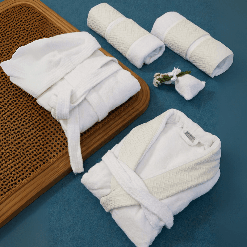 Completo bagno Corredo Sposa Battaglia Brio 8 pezzi