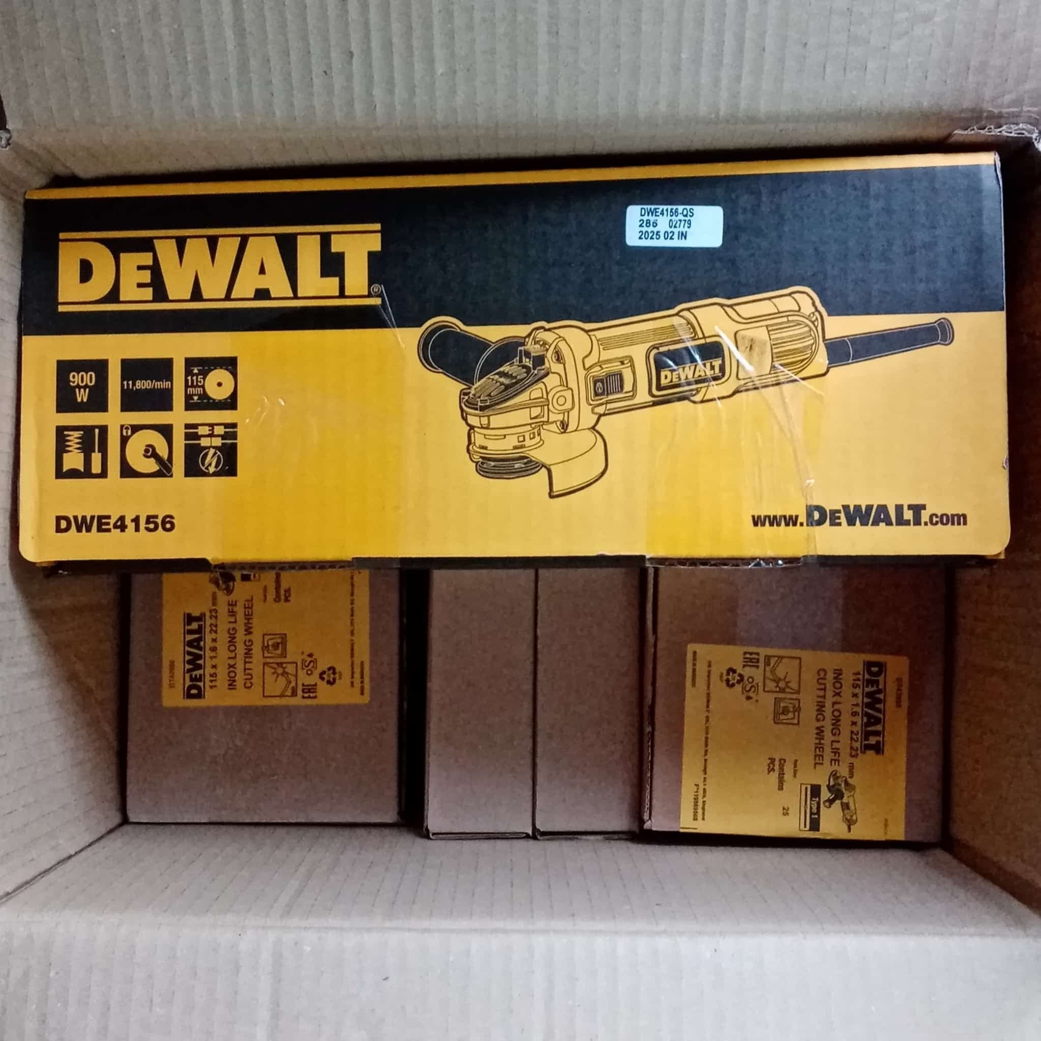 DeWalt offerta promo 350 dischi da 115mm in omaggio 1 smerigliatrice da 900W in Dischi diamantati Aloiserw.com - Altomonte, commercioVirtuoso.it