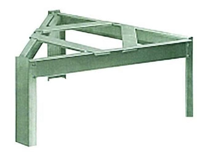 SUPPORTO PER CONTENITORI DIAMETRO CM.105 acciaio zincato - fornito smontato in prodotto EuroStore07 - Alatri, commercioVirtuoso.it