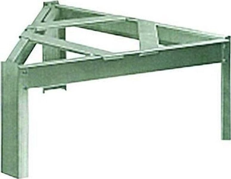 SUPPORTO PER CONTENITORI DIAMETRO CM.105 acciaio zincato - fornito smontato in prodotto EuroStore07 - Alatri, commercioVirtuoso.it