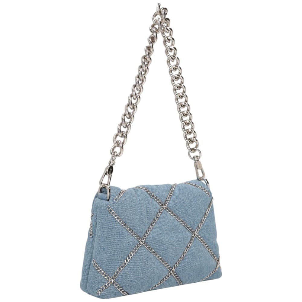 Liu Jo borsa a tracolla piccola crossbody light denim LaPuffy AA5269T9779 Borse Liu Jo