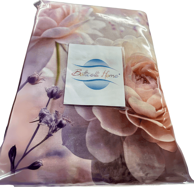 Copripiumino matrimoniale Botticelli Home Rose rosa in Set copripiumini e federe Collezione Casa - Trebisacce, commercioVirtuoso.it