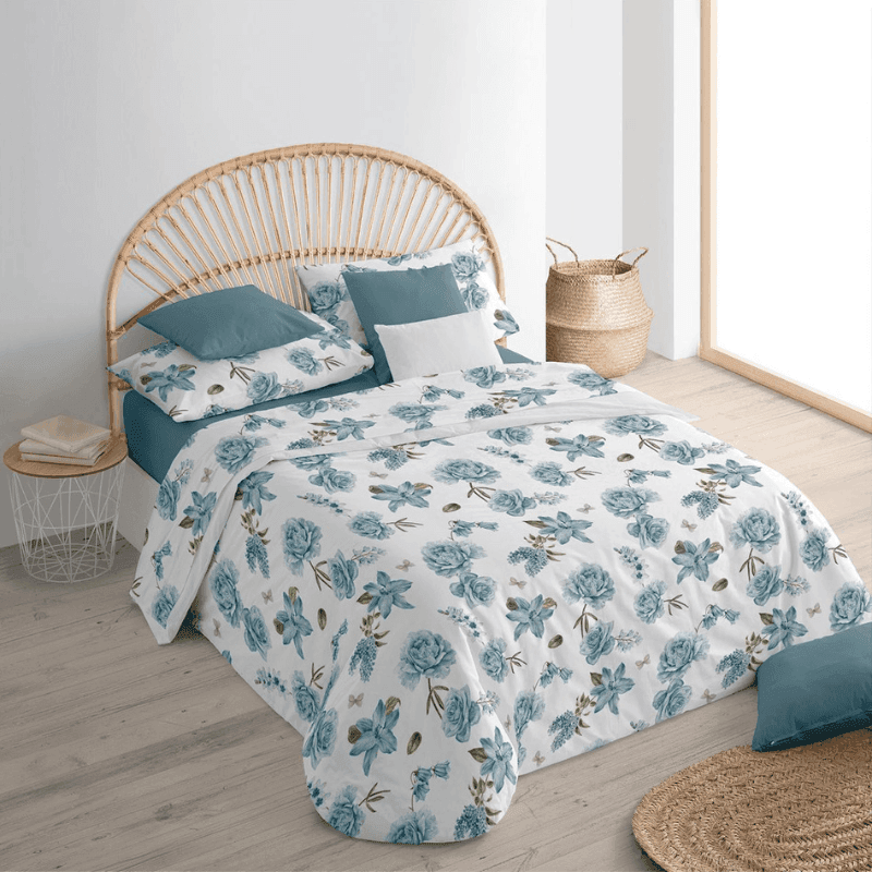 Lenzuola Matrimoniali cotone Botticelli Home Bloom in Set di lenzuola e federe Collezione Casa - Trebisacce, commercioVirtuoso.it