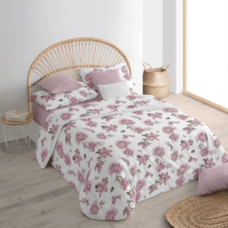 Lenzuola Matrimoniali cotone Botticelli Home Bloom in Set di lenzuola e federe Collezione Casa - Trebisacce, commercioVirtuoso.it