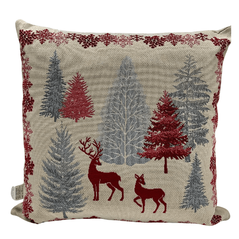 Cuscino natalizio Botticelli Home Rosso Natale