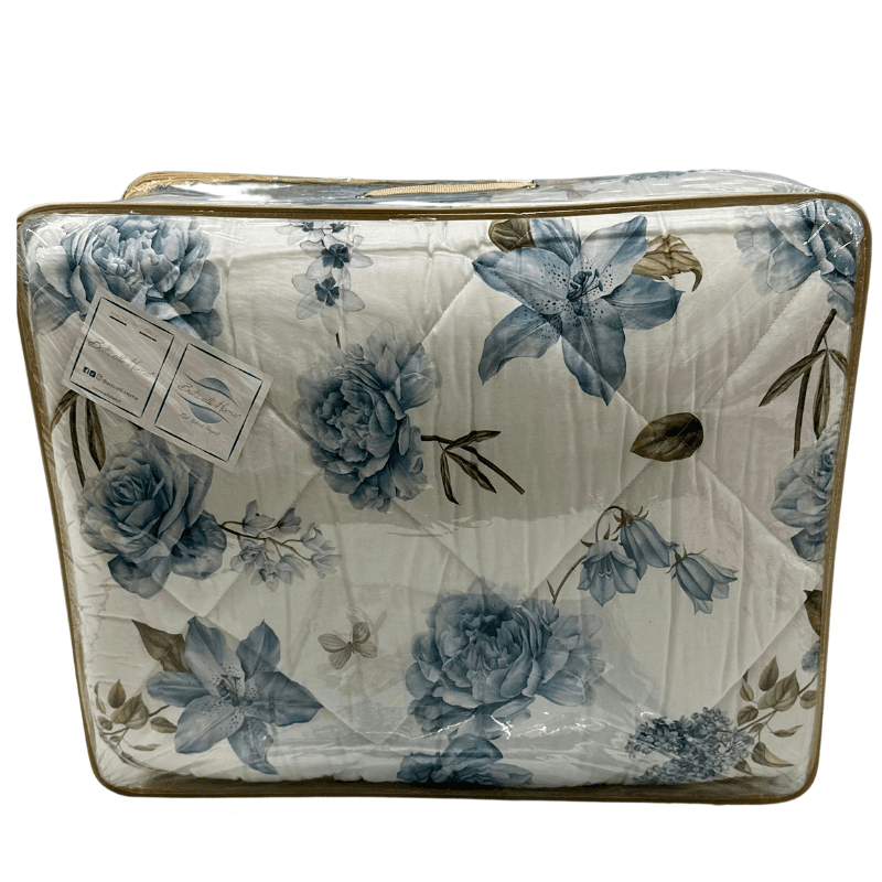 Trapunta matrimoniale fantasia floreale Botticelli Home Bloom in Trapunte Collezione Casa - Trebisacce, commercioVirtuoso.it