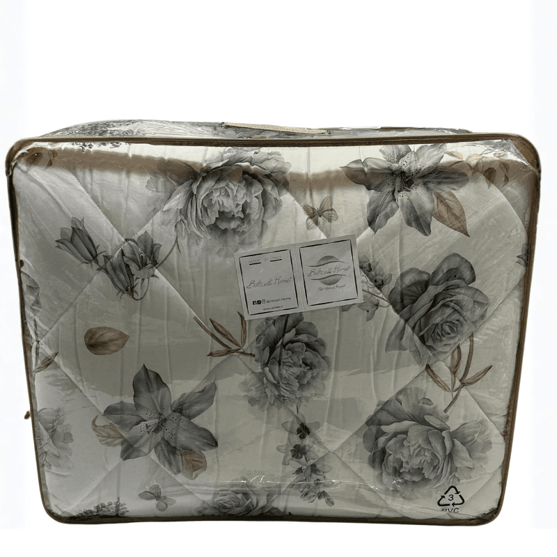 Trapunta matrimoniale fantasia floreale Botticelli Home Bloom in Trapunte Collezione Casa - Trebisacce, commercioVirtuoso.it