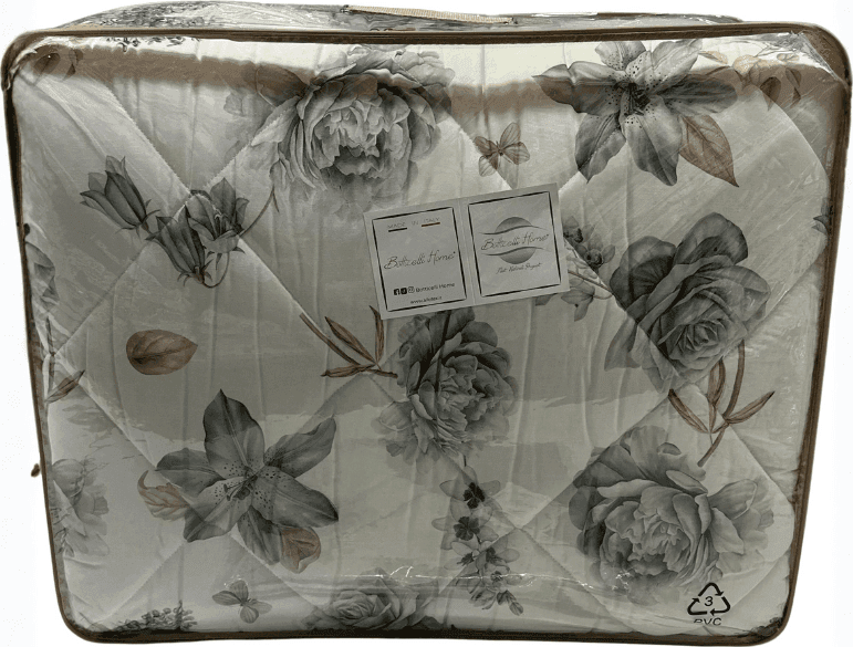 Trapunta matrimoniale fantasia floreale Botticelli Home Bloom in Trapunte Collezione Casa - Trebisacce, commercioVirtuoso.it