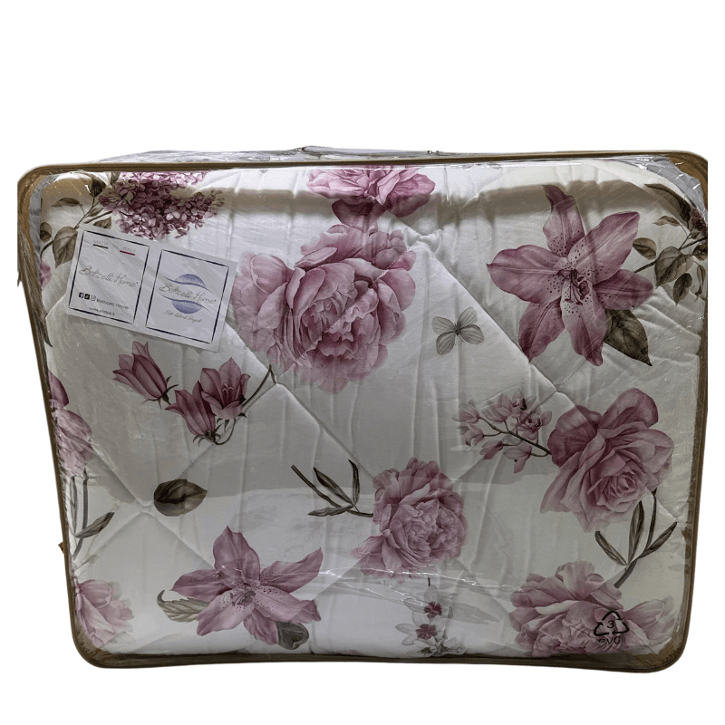 Trapunta matrimoniale fantasia floreale Botticelli Home Bloom in Trapunte Collezione Casa - Trebisacce, commercioVirtuoso.it