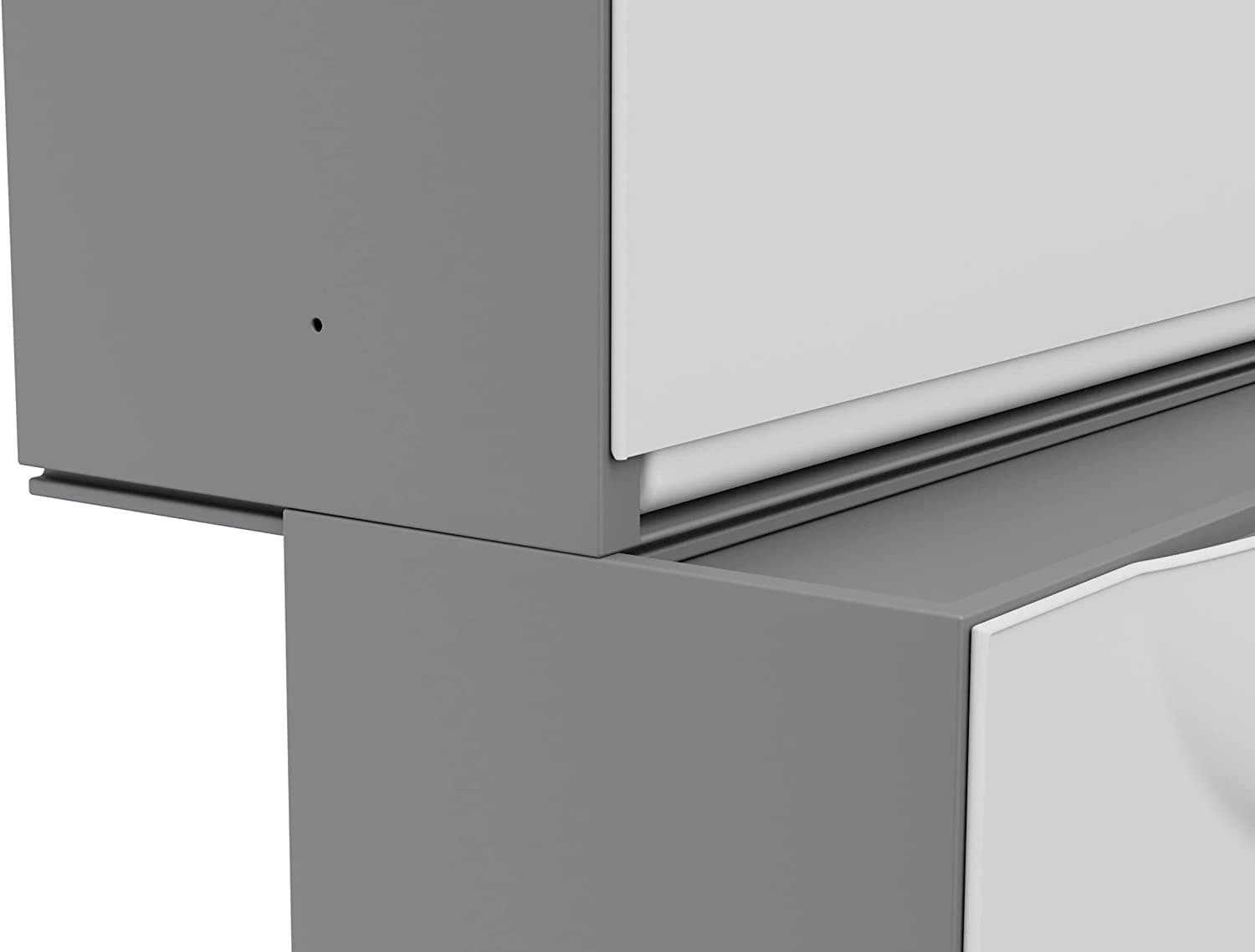 TERRY SCARPIERA COMPONIBILE HARMONY BIANCA/GRIGIA mm.510x190x390h., FER 195225 in prodotto EuroStore07 - Alatri, commercioVirtuoso.it