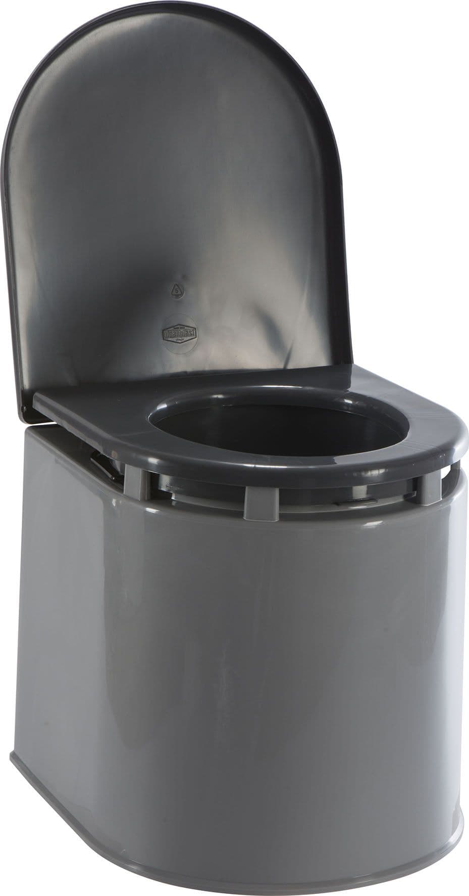 Giganplast WC Chimico Camper, 41x36x38 cm, 12 litri, portata 120 kg, Grigio in prodotto EuroStore07 - Alatri, commercioVirtuoso.it
