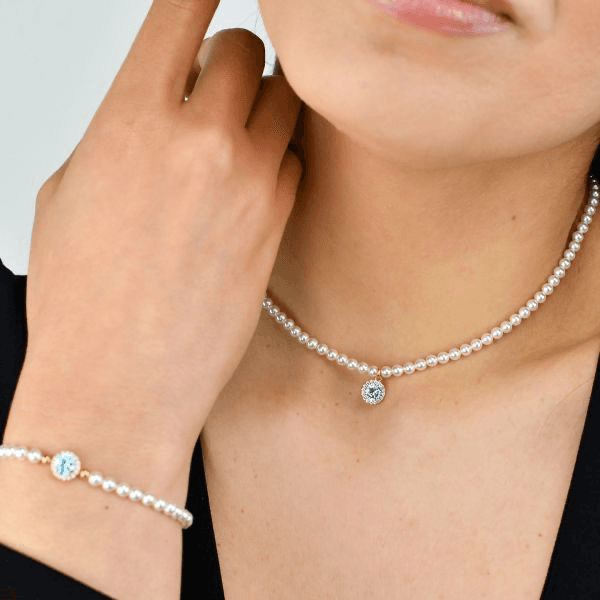 BOCCADAMO - Collana di perle con pendente tondo in Collane Alba Gioielli - Casoria, commercioVirtuoso.it